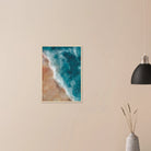 # all-groups - Stormy Shoreline – Moody Coastal Watercolour Art Print - Daisy