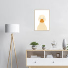 # all-groups - Duck – Minimalist Farm Animal Art Print | Nursery or Educational Wall Poster - Play By Print