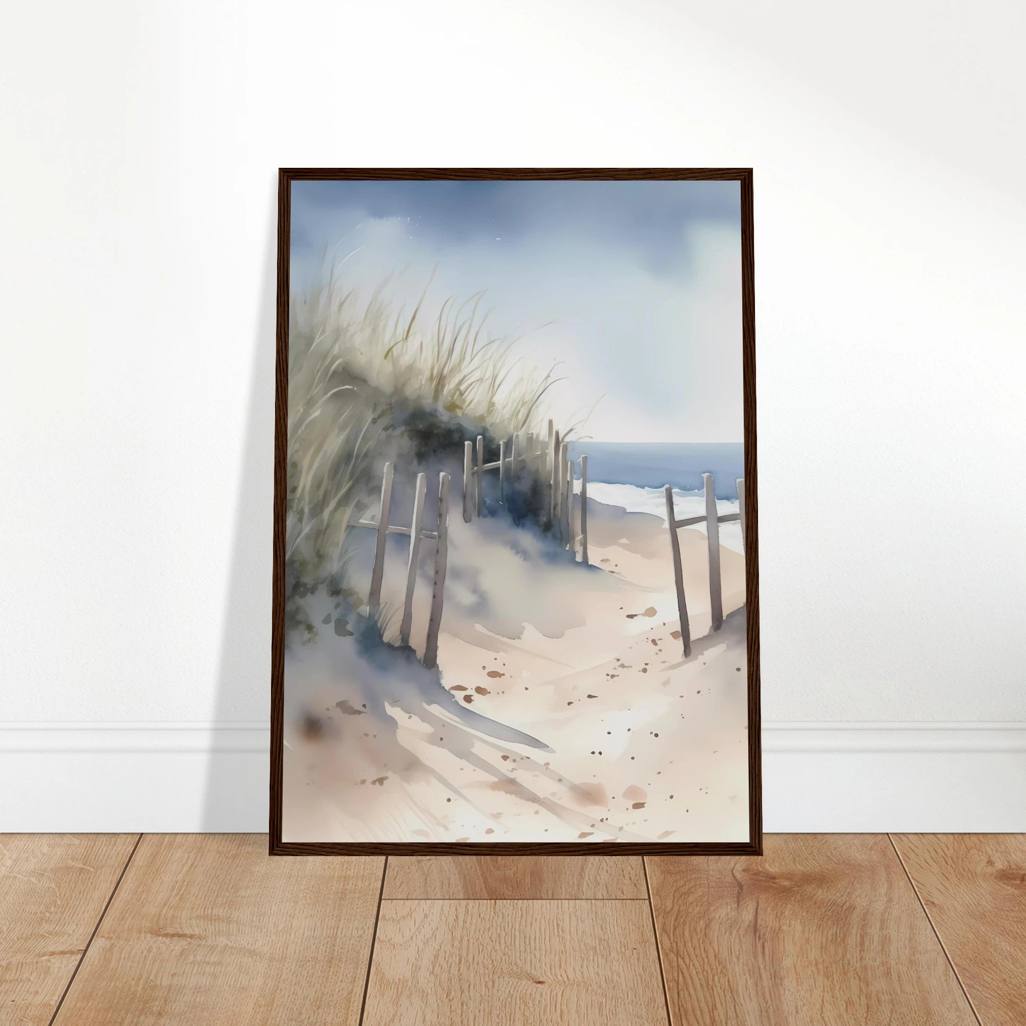 # all-groups - Windswept Shoreline Path – Coastal Art Print - Play By Print