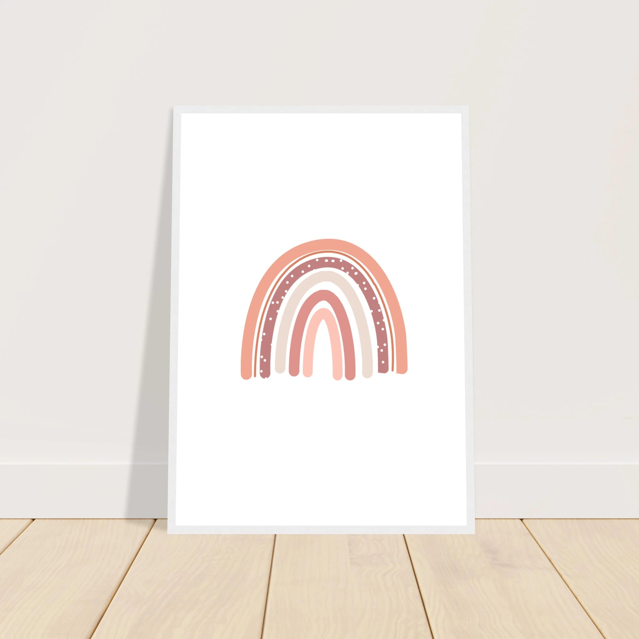 # all-groups - Blush Minimalist Rainbow Wall Art - Jerin