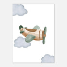 Unframed - Woodland Vintage Airplane Wall Art - Olga