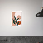 # all-groups - Sage Leaves & Terracotta Sun Modern Abstract Wall Art - Jerin