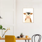# all-groups - Cow – Minimalist Farm Animal Art Print - Play By Print