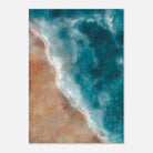 Unframed - Stormy Shoreline – Moody Coastal Watercolour Art Print - Daisy