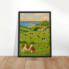 # all-groups - Coastal Dairy Farm – Country Landscape Canvas Wall Art - Play By Print