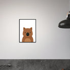 # all-groups - Wombat Nursery Print – Cute Australian Animal Wall Art - Play By Print