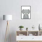 # all-groups - Elephant – Minimalist Animal Art Print | Modern Nursery or Safari-Themed Poster - Play By Print