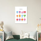 # all-groups - Smiling Shapes Poster – Educational Shape Chart for Kids by Elena - Elena