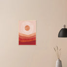# all-groups - Solar Bloom – Abstract Sunrise Wall Art in Terracotta Tones - Daisy