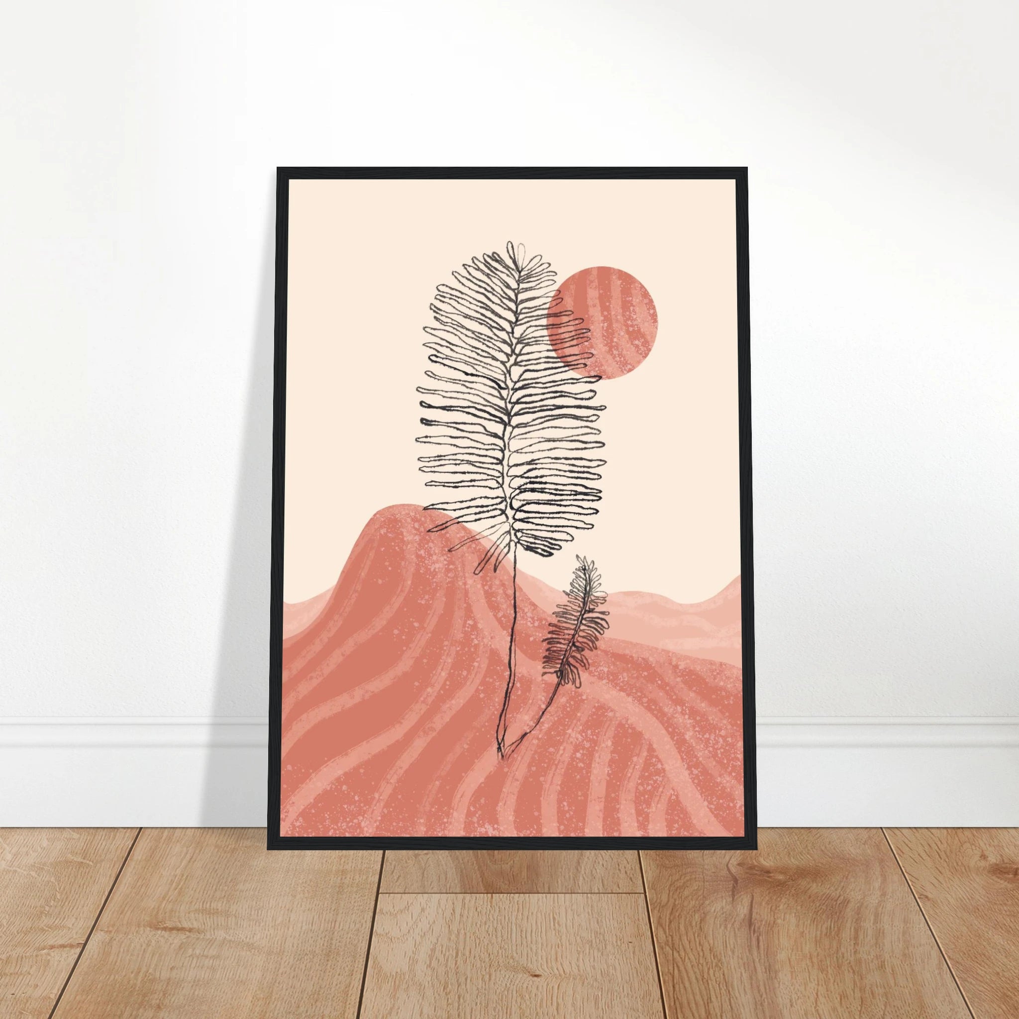 # all-groups - Terracotta Sun & Palm – Minimalist Abstract Desert Landscape by Daisy - Daisy