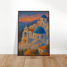 # all-groups - "Sunset Over Santorini" Print | Mediterranean Wall Art - Play By Print