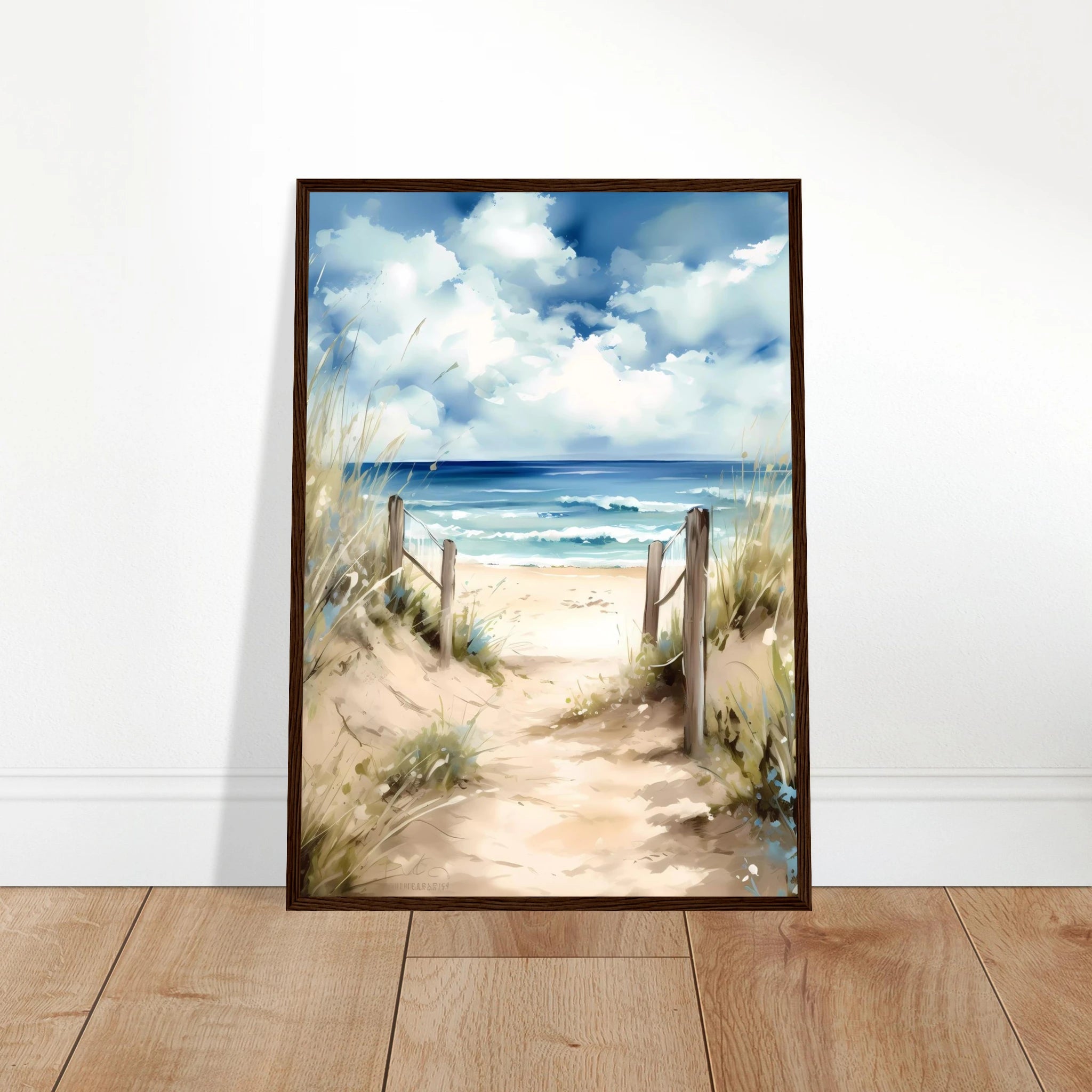# all-groups - Ocean Pathway – Coastal Art Print - Play By Print