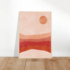 # all-groups - Terracotta Sun – Minimalist Abstract Desert Landscape Print - Daisy