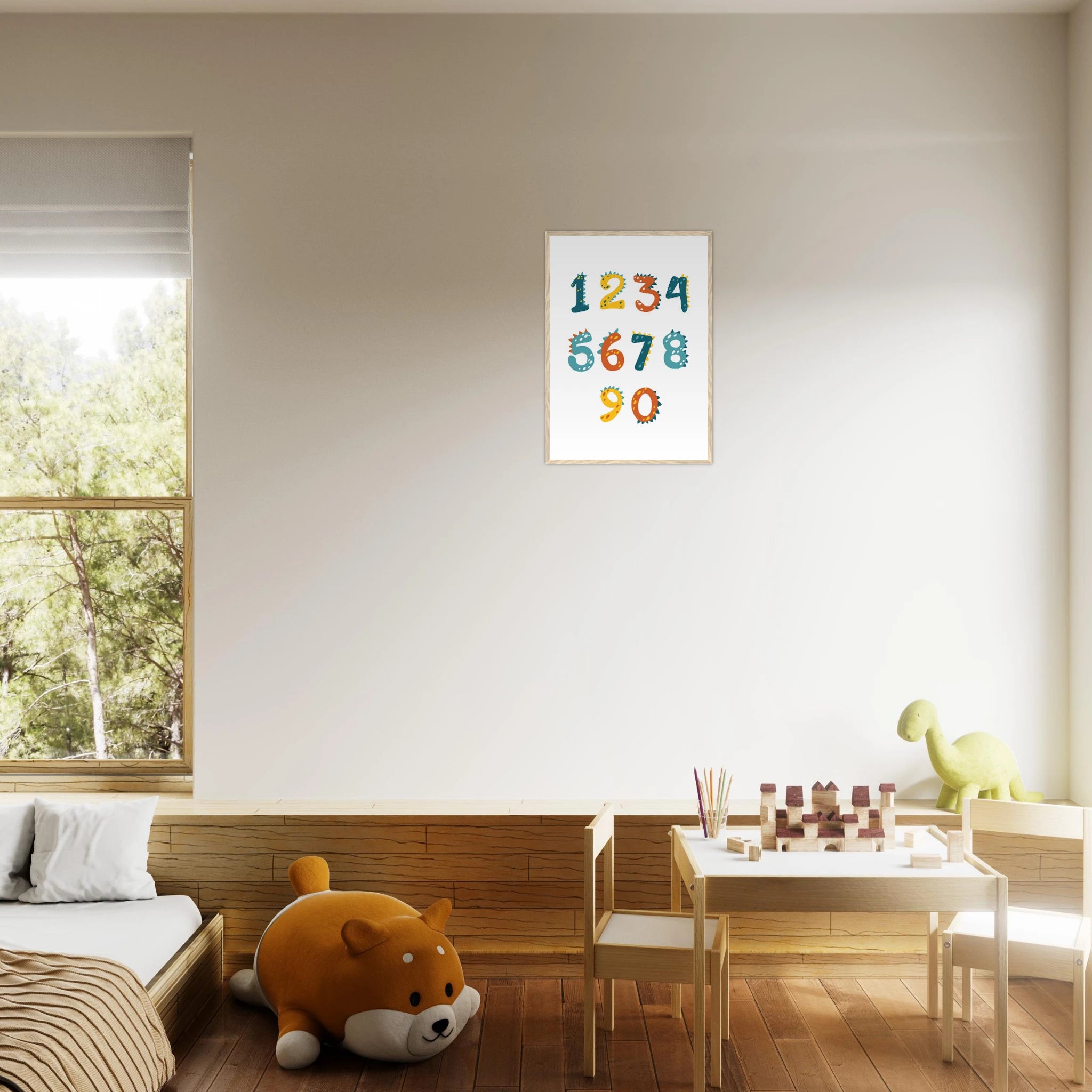 # all-groups - Dinosaur Numbers Poster | 0–9 Counting Print for Kids - CDT