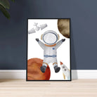 # all-groups - Watercolour Astronaut Space Adventure Wall Art - Olga