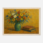 Wood frame 21x29.7 cm 8x12" - “Wild Blooms & Well-Worn Pages” | Floral Still Life - Play By Print