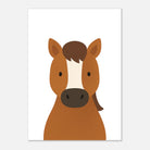 Unframed - Horse Nursery Print – Farm Animal Wall Art for Kids - Play By Print