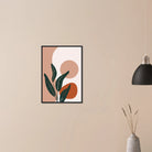 # all-groups - Sage Leaves & Terracotta Sun Modern Abstract Wall Art - Jerin