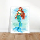 # all-groups - Grace of the Sea – Red-Haired Mermaid Art Print 🐚🧜♀️ - Play By Print
