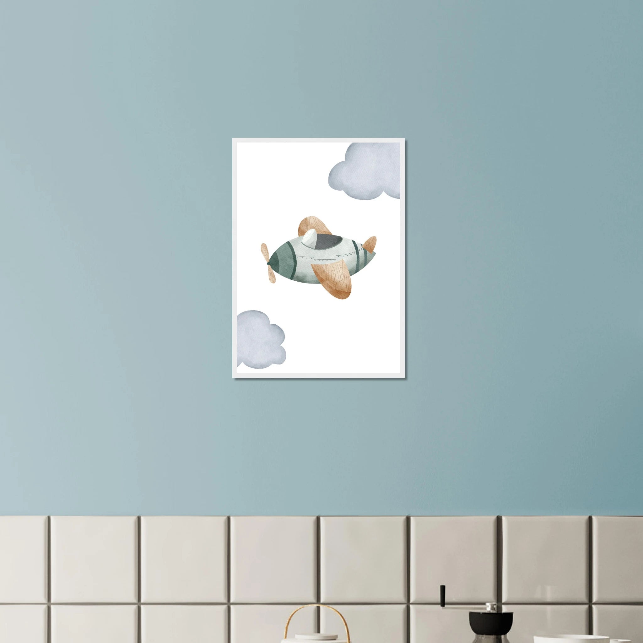 # all-groups - Green & Natural Wooden Airplane Wall Art - Olga