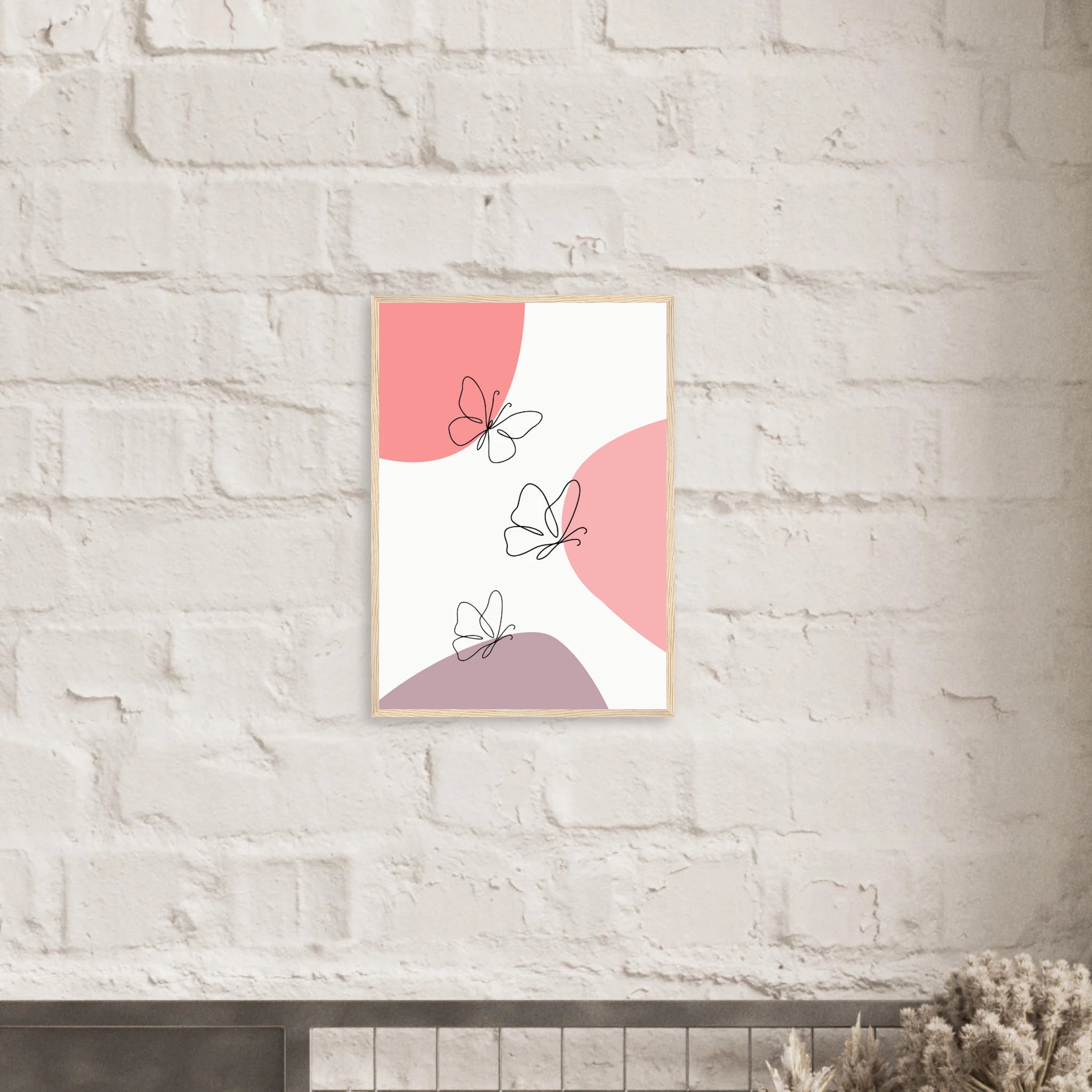 # all-groups - Minimalist Butterflies Art Print - Jerin