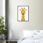 # all-groups - Giraffe – Minimalist Animal Art Print | Safari Nursery or Kids' Room Poster - Play By Print