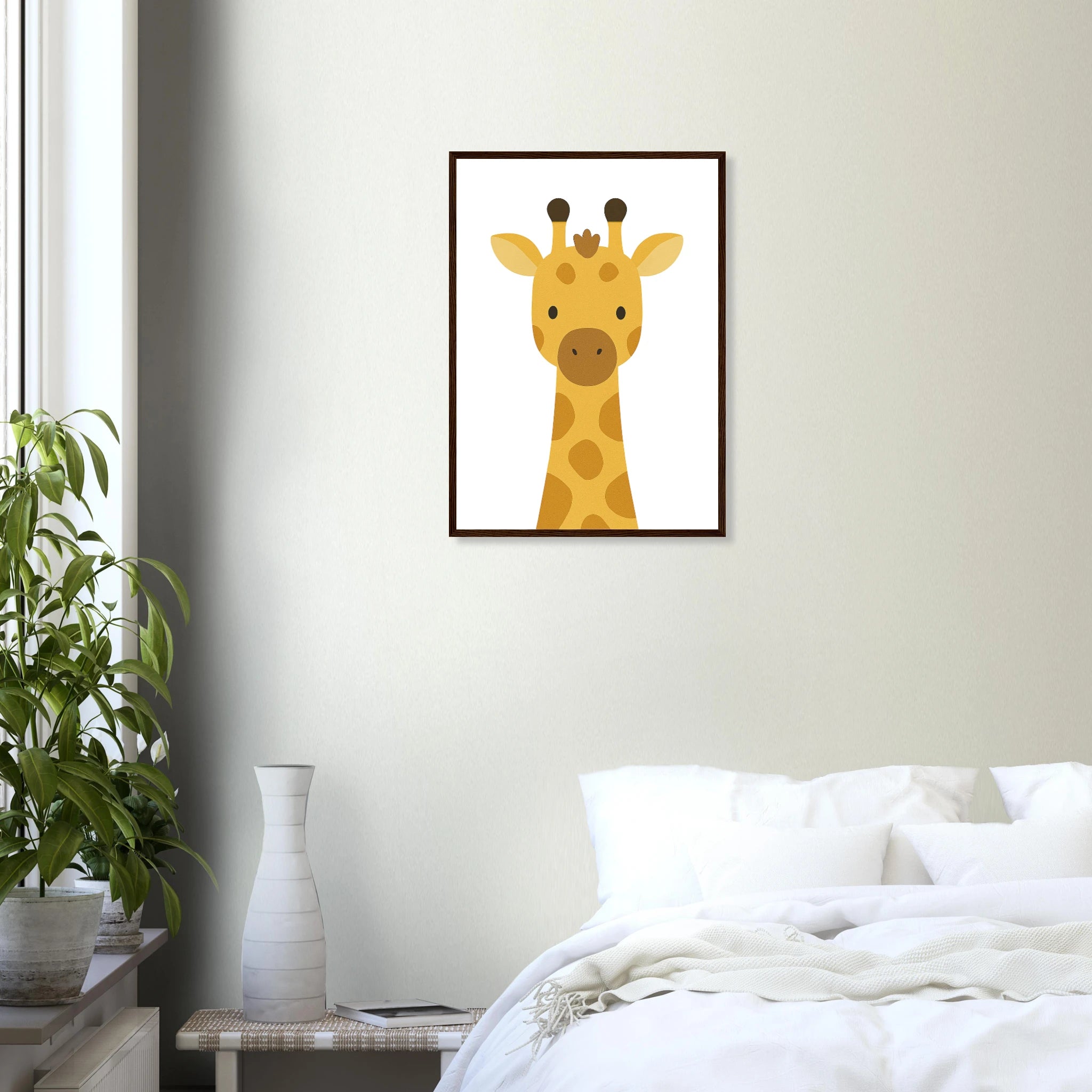 # all-groups - Giraffe – Minimalist Animal Art Print | Safari Nursery or Kids' Room Poster - Play By Print