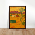 # all-groups - Outback Windmill Landscape Canvas Wall Art - Play By Print