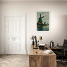 # all-groups - Dutch Windmills at Zaandam – Gouache-Style Art Print - Play By Print