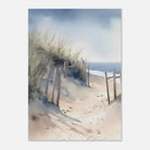 Unframed - Windswept Shoreline Path – Coastal Art Print - Play By Print