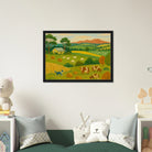 # all-groups - Australian Farm Life Landscape Canvas Wall Art - Play By Print