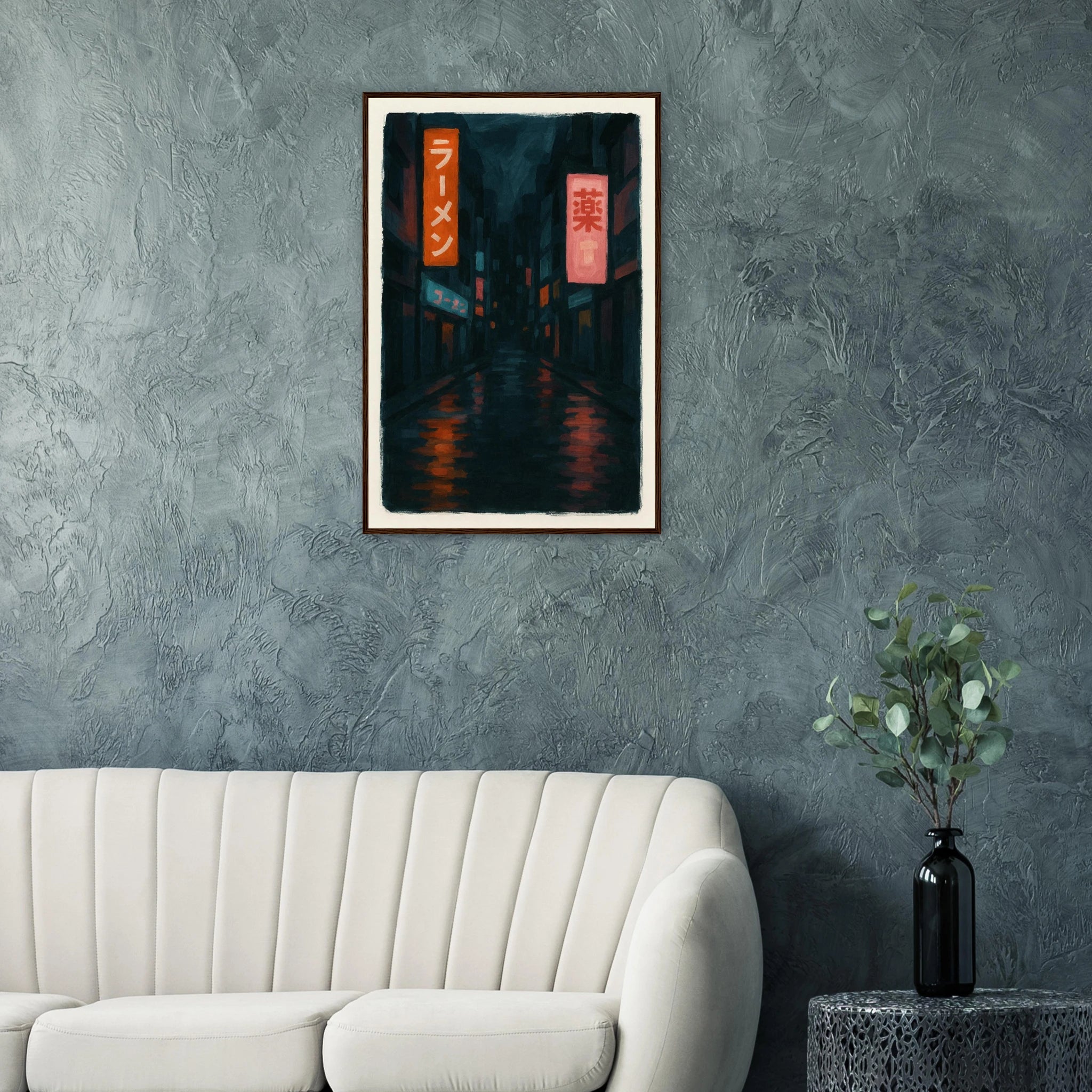 # all-groups - Midnight Neon – Tokyo Alley Art Print - Play By Print
