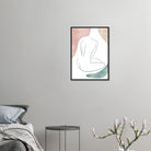 # all-groups - Minimalist Nude Wall Art | Boho Line Drawing in Soft Earth Tones - Iris