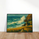 # all-groups - “Wild Coast” | Dramatic Ocean Wave Painting - Play By Print