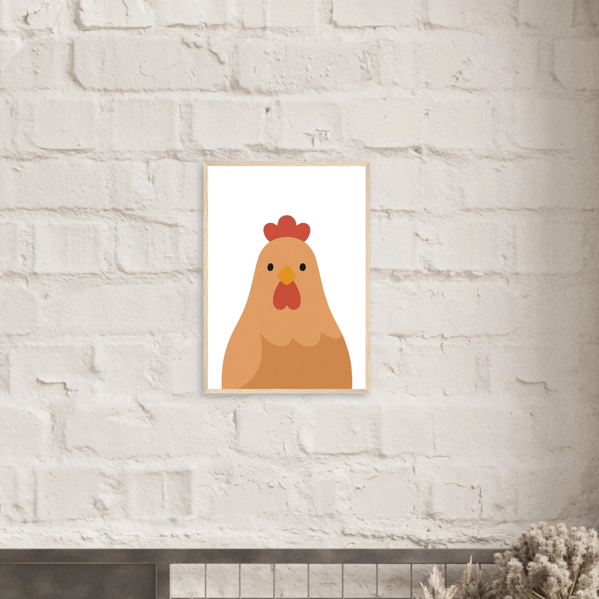 # all-groups - Chicken Nursery Print – Farm Animal Wall Art for Kids - Play By Print