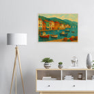 # all-groups - Harbour Harmony – Mediterranean Village Wall Art Print - Play By Print