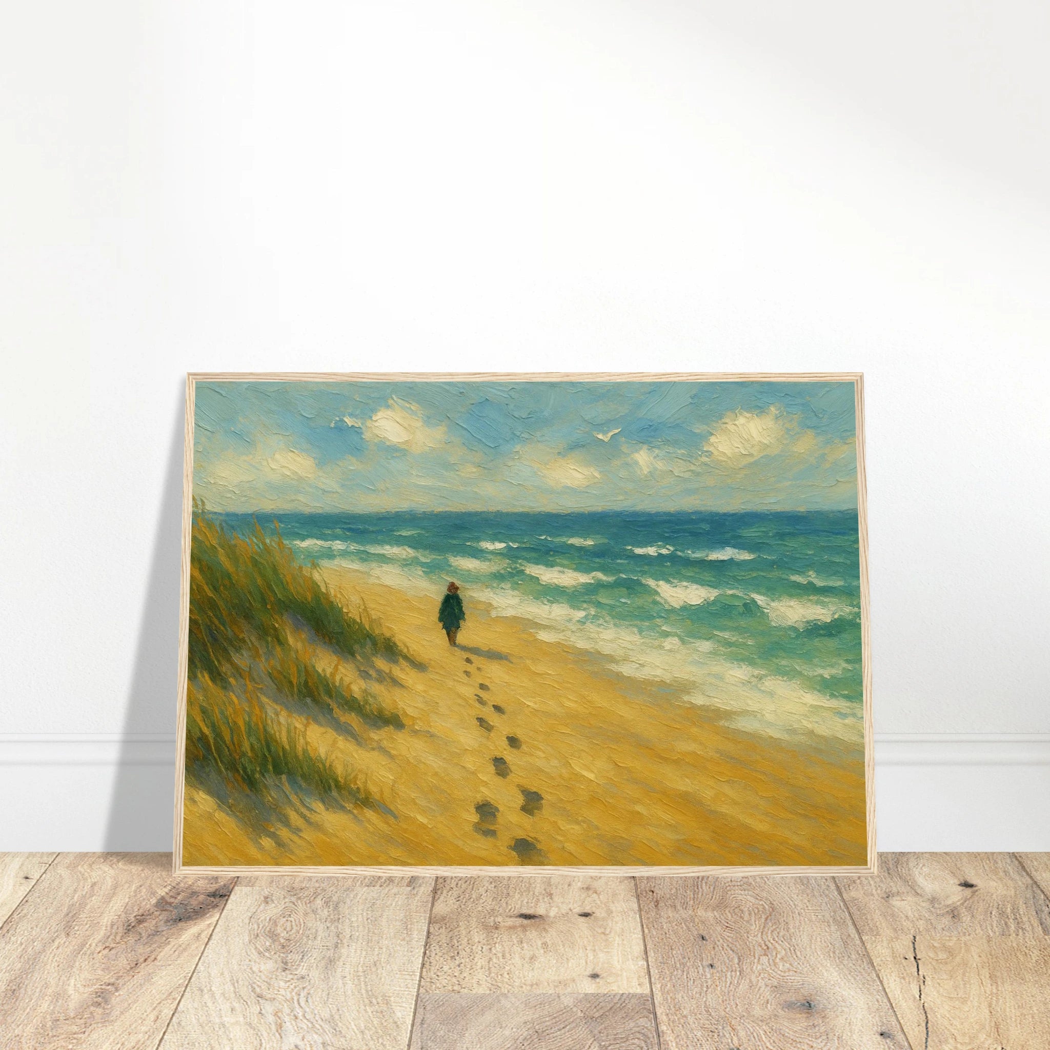 # all-groups - “Coastal Solitude” | Peaceful Beach Walk - Play By Print