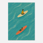 Unframed A1 (59.4 x 84.1 cm) - "Drift and Dream" Surf Print | Minimal Coastal Wall Art - Play By Print