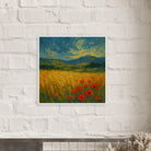 # all-groups - “Whispers in the Wheat” | Dreamy Poppy Field Landscape - Play By Print