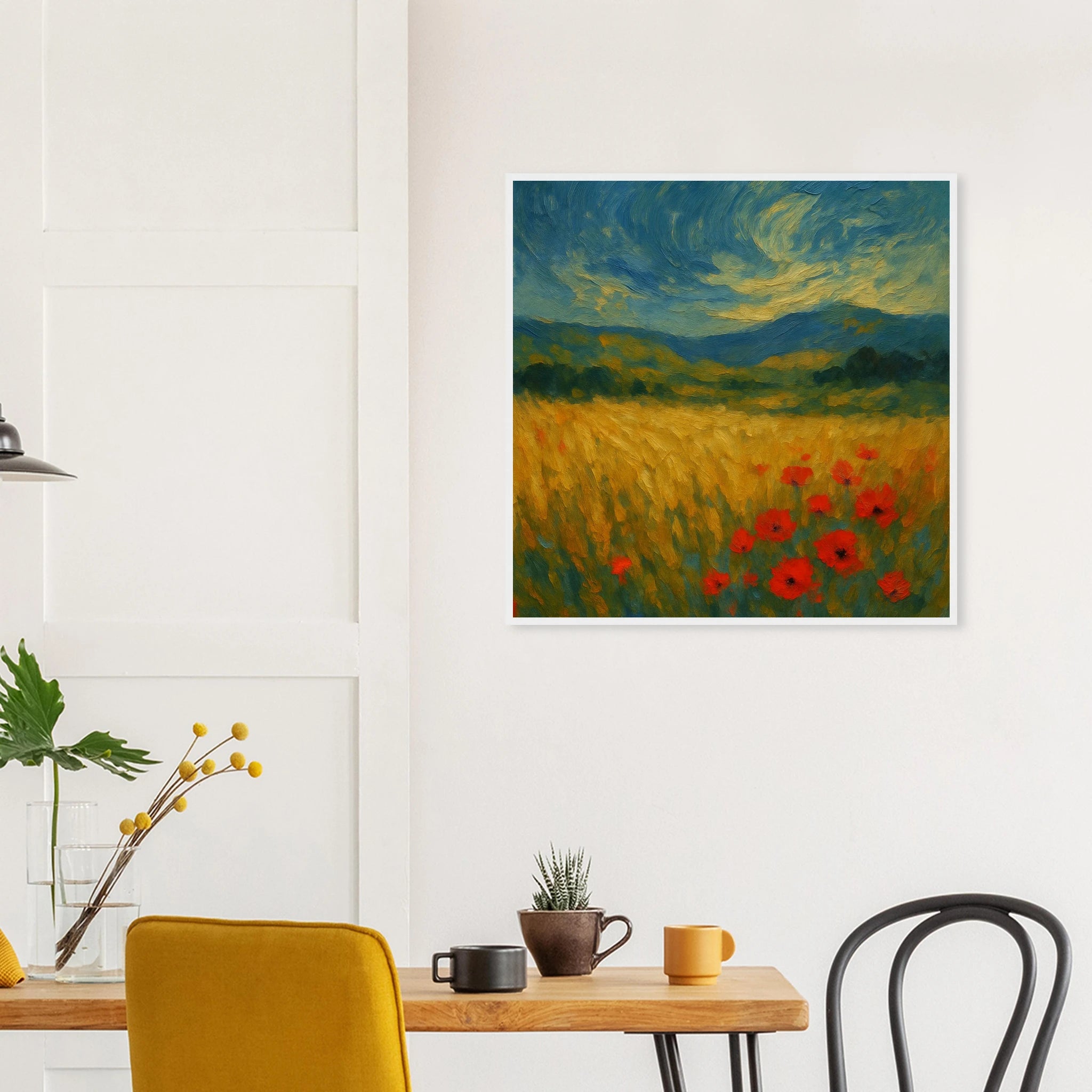 # all-groups - “Whispers in the Wheat” | Dreamy Poppy Field Landscape - Play By Print
