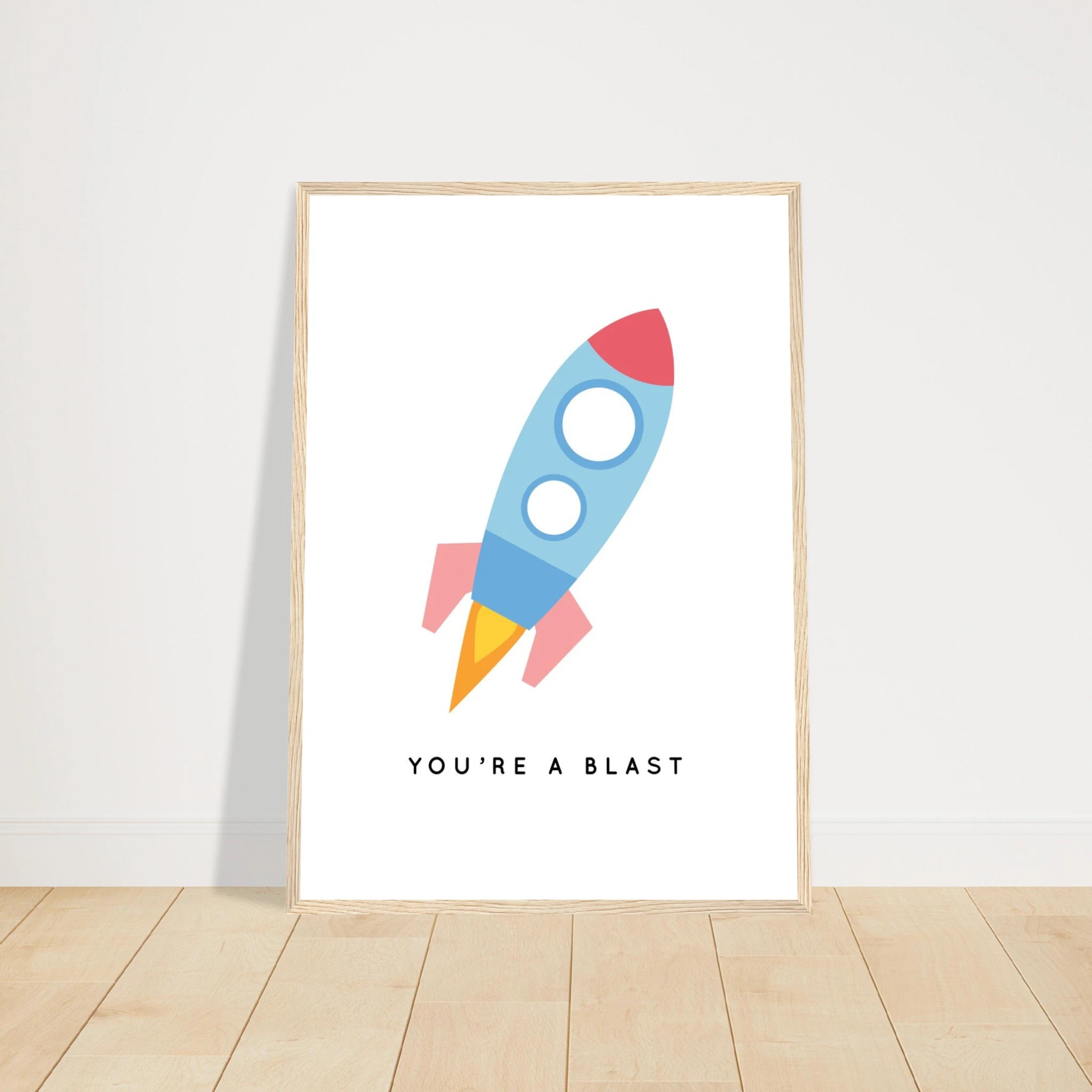 - You're a Blast Rocket Poster | Fun Nursery Wall Art for Kids - Elena