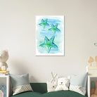 # all-groups - Tide Treasures – Watercolour Starfish Art Print 🌟🩵 - Play By Print