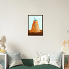 # all-groups - Bear and Bird Nursery Print | Whimsical Animal Wall Art for Kids’ Rooms - Iris