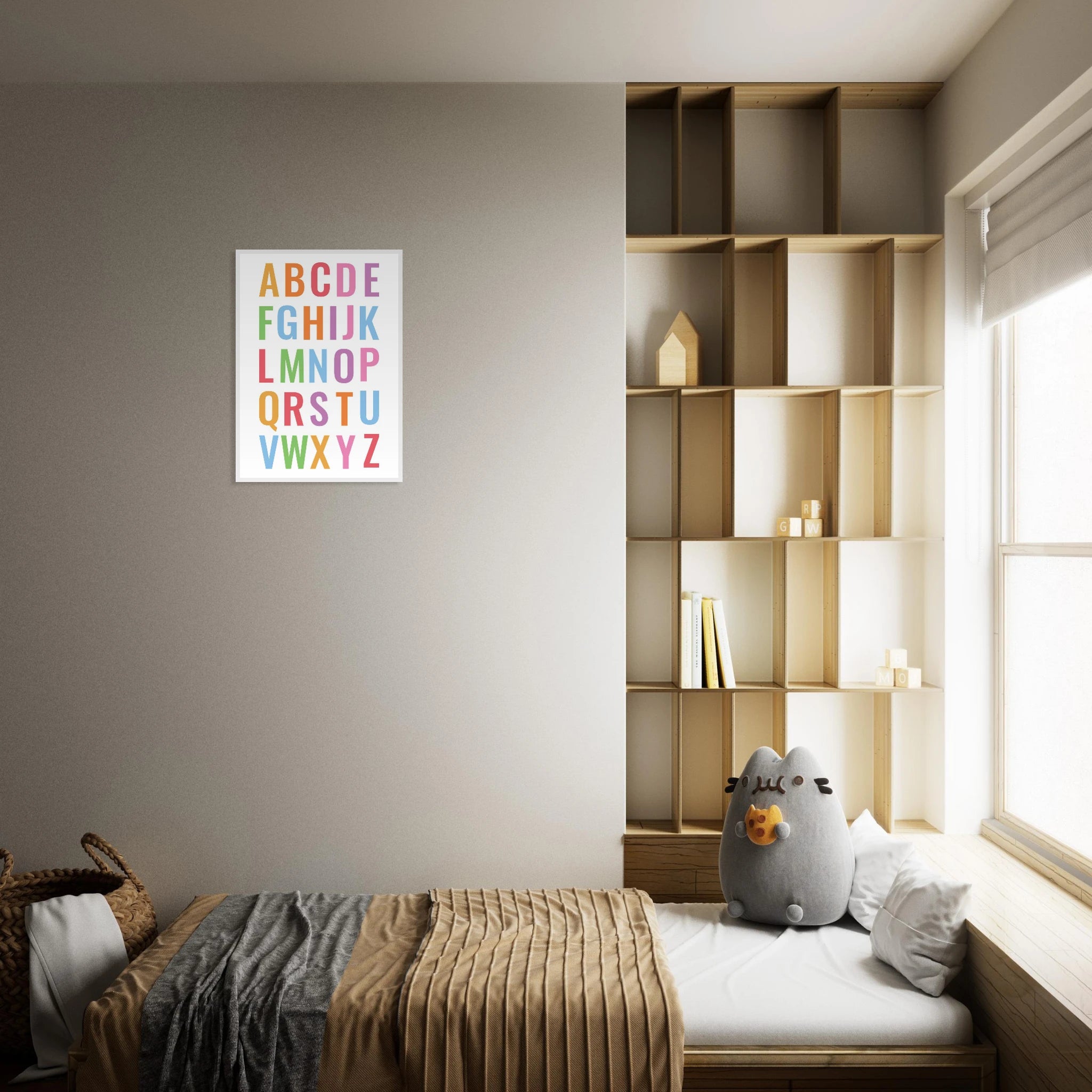 # all-groups - Bright Alphabet Poster – Colourful ABC Wall Art for Kids by Elena - Elena