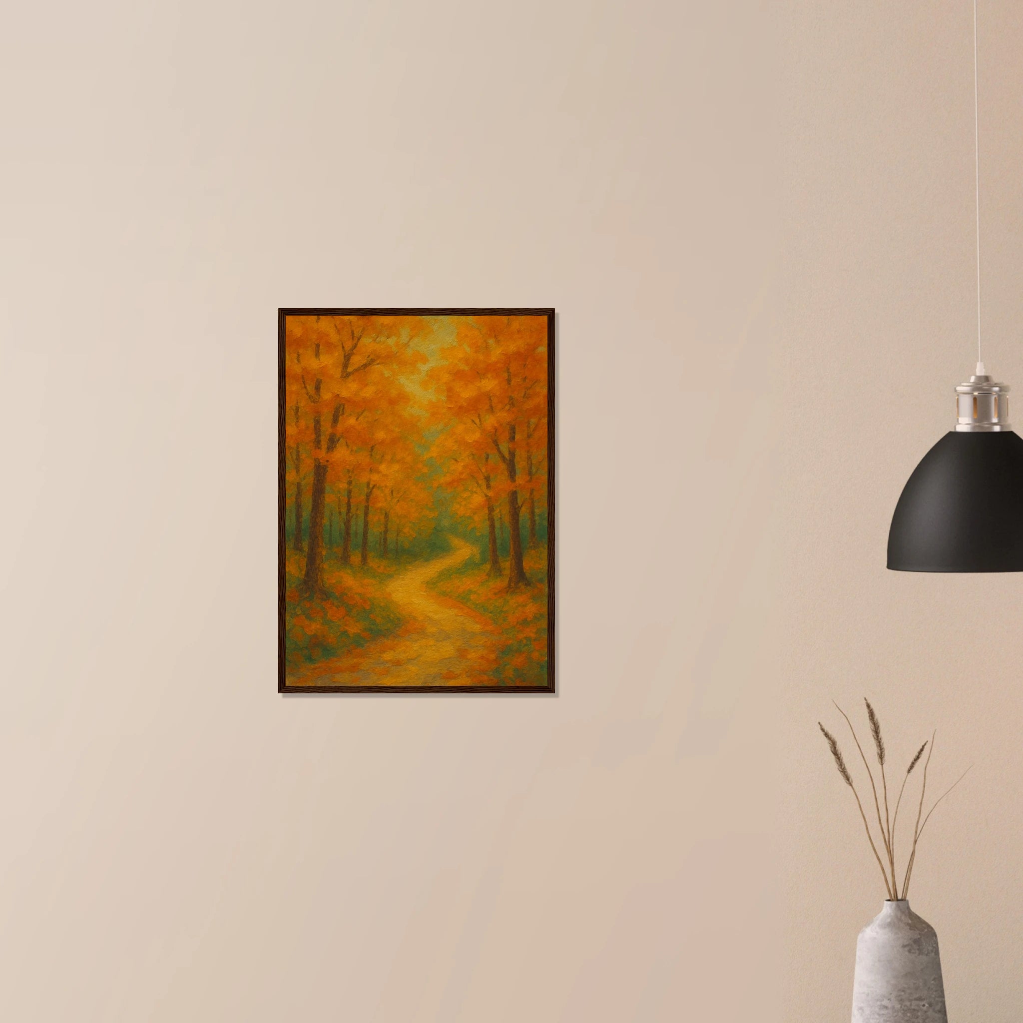 # all-groups - Golden Autumn Pathway Wall Art | Tranquil Woodland - Play By Print