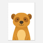 Unframed - Meerkat Nursery Print – Safari Wall Art for Kids - Play By Print