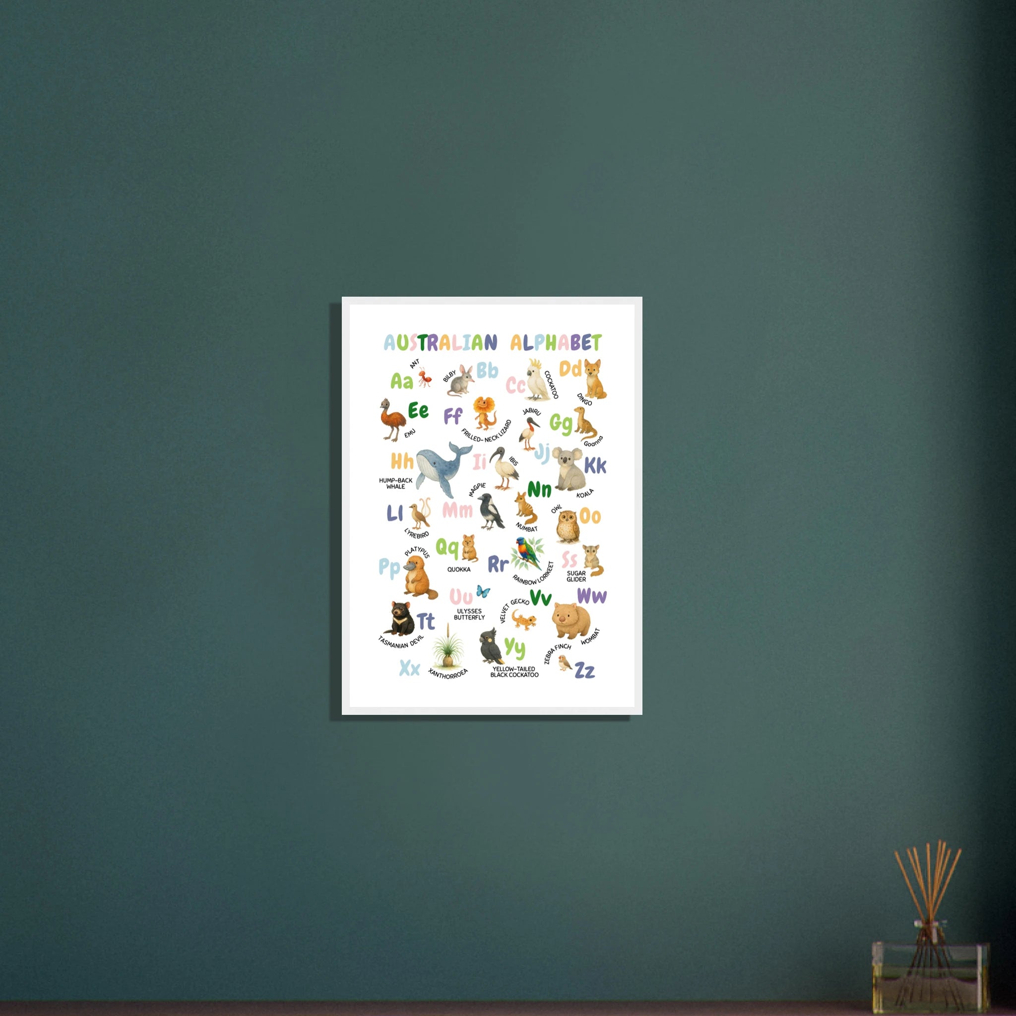 # all-groups - Australian Animal Alphabet Poster – Watercolour ABC Chart for Kids - Play By Print