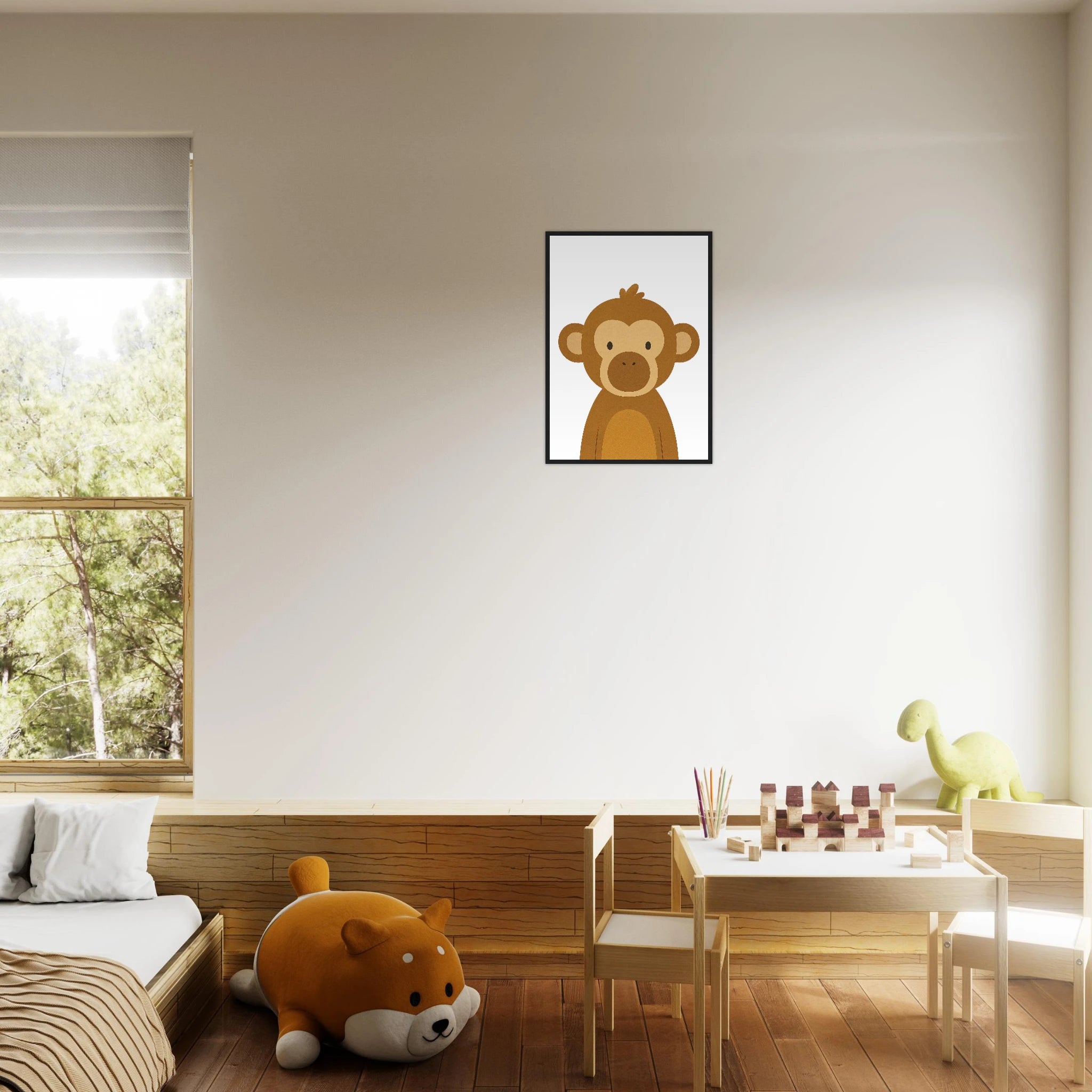 # all-groups - Monkey – Jungle Nursery Art Print - Play By Print