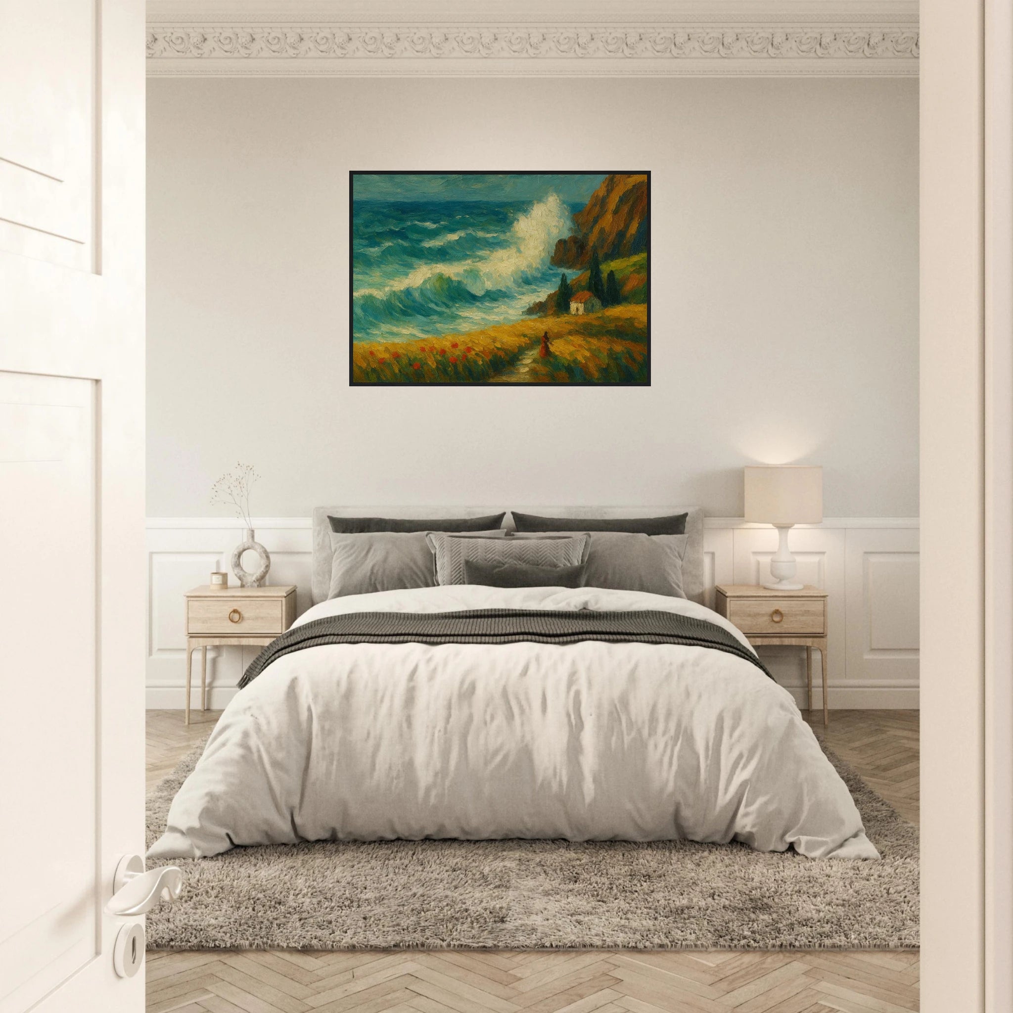 # all-groups - “Wild Coast” | Dramatic Ocean Wave Painting - Play By Print