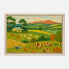 Wood frame 40x60 cm 16x24″ - Australian Farm Life Landscape Canvas Wall Art - Play By Print